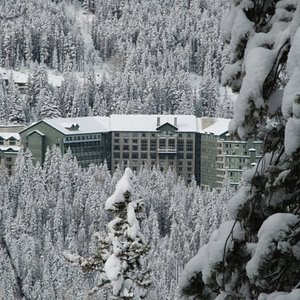 Winter at the Rimrock Resort Hotel in Banff National Park