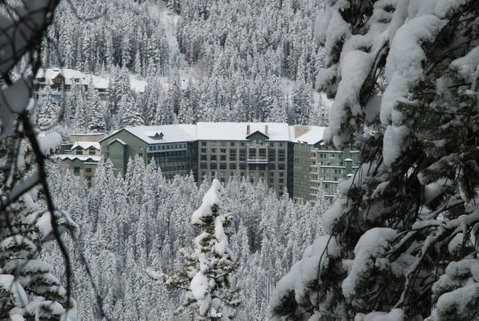 Winter at the Rimrock Resort Hotel in Banff National Park