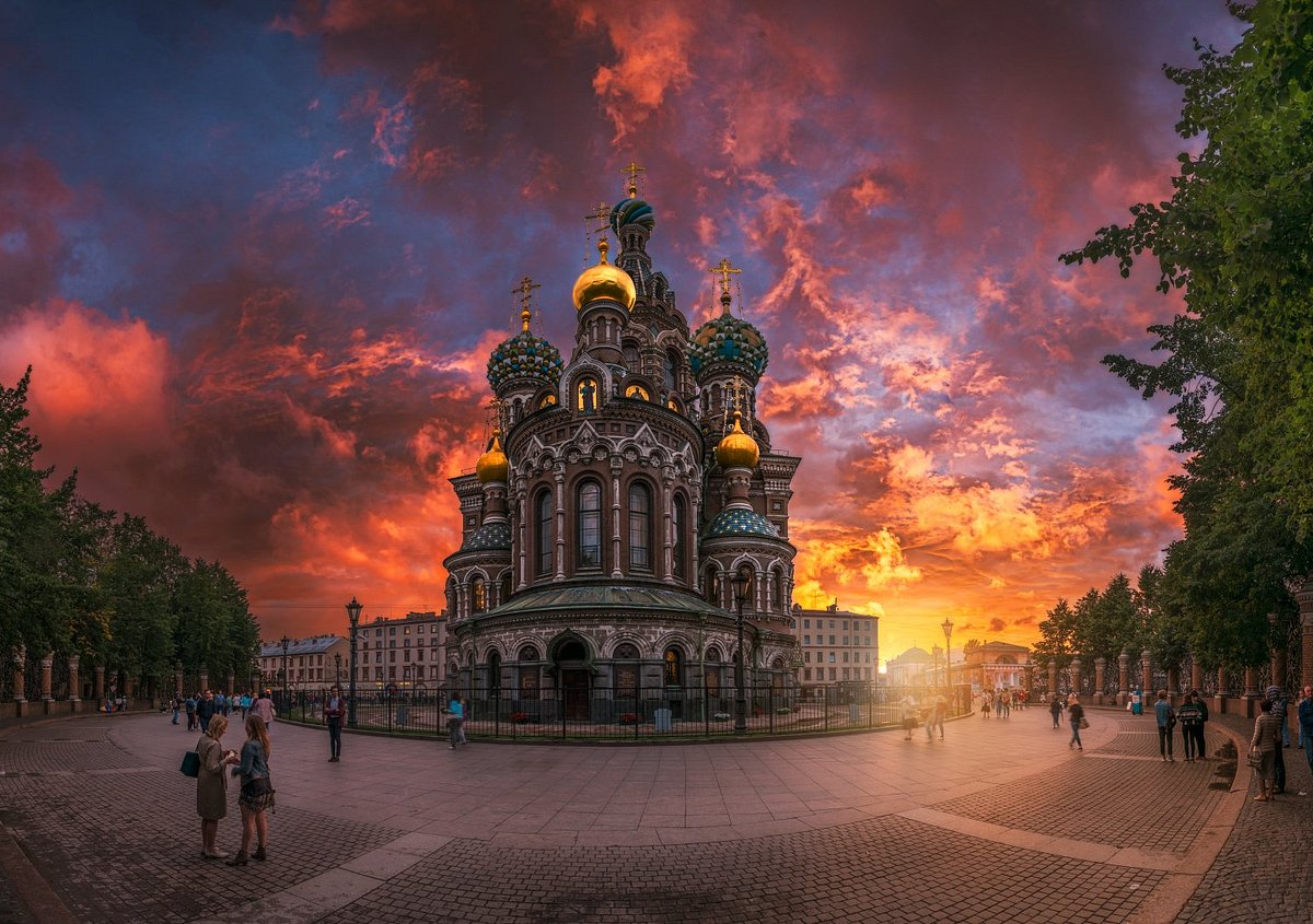 Спас на крови Санкт-Петербург на закате