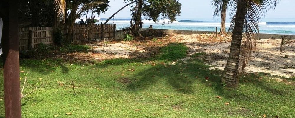 View from the balcony of the Deluxe Bungalows