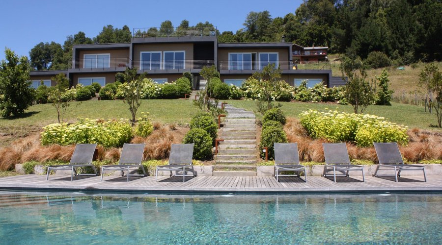 Hotel and private pool