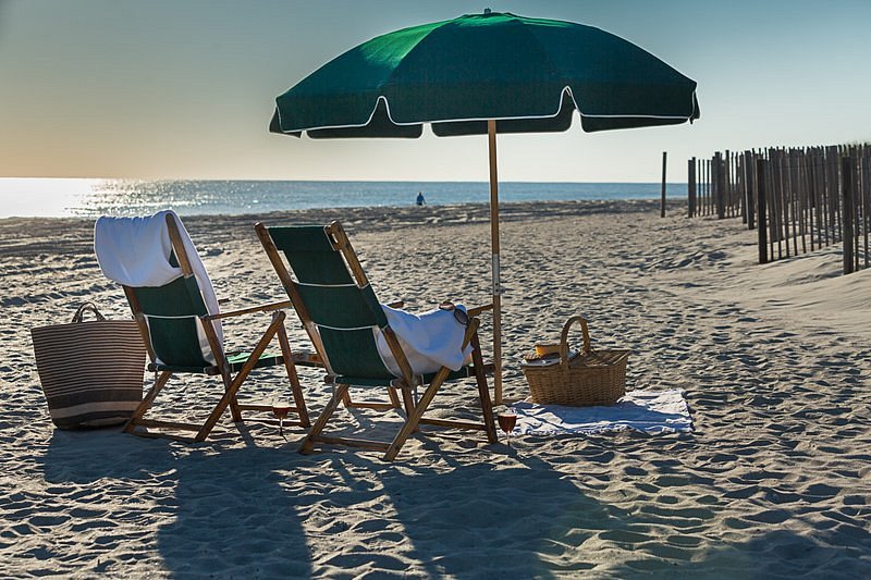 Modern Atlantic City Beach Chair Rentals for Large Space