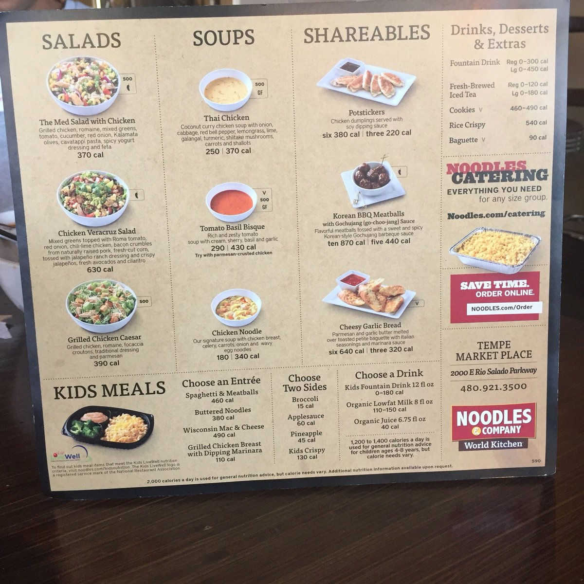 noodles & company, tempe - restaurant reviews, photos & phone