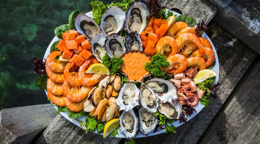 Seafood platters made fresh to order