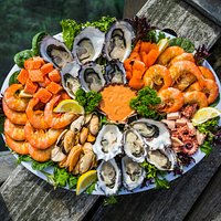 Seafood platters made fresh to order
