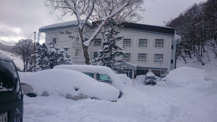 雪のサンシャイン志賀