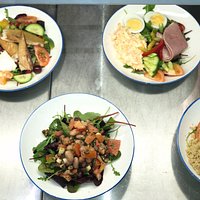 Selection of salads