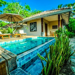 Privet pool villa with Opensky bathroom 