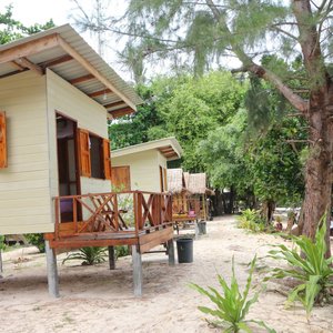 Beachfront location