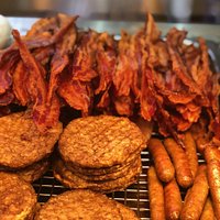 Build your own breakfast sandwich and tons of bacon!