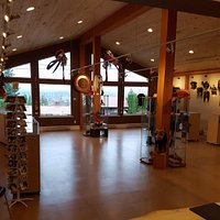 Inside image of the new Spirits of the West Coast Native Art Gallery