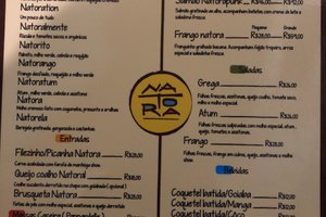 Cardápio
