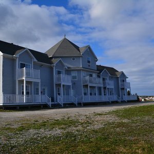 Façade de l'hôtel, côté océan