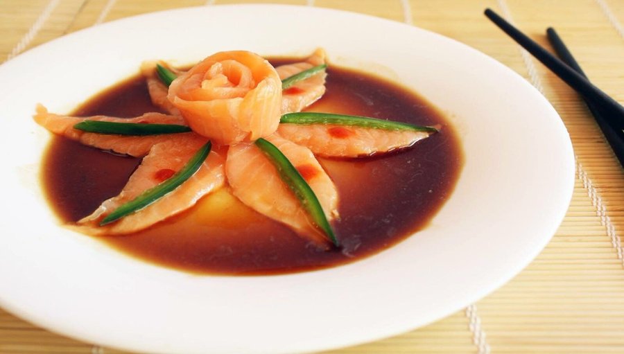 tiradito salmon