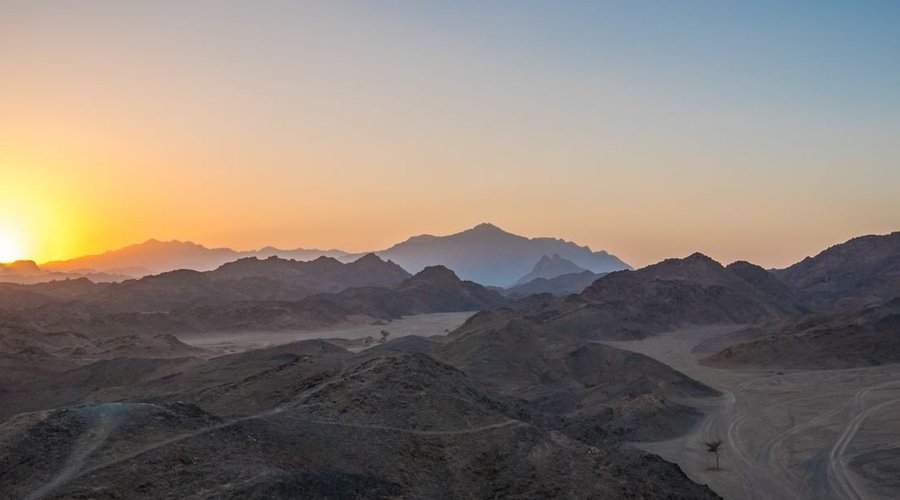 Mountains & Sunset