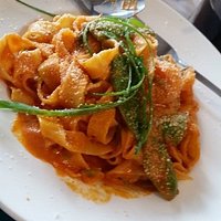 The pasta at Belmondos. Delicious