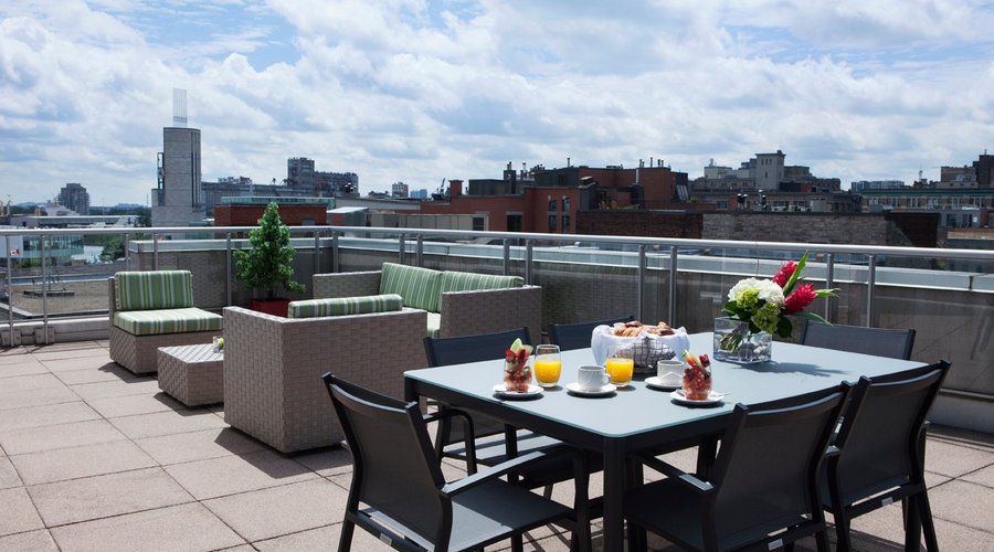 Presidential rooftop terrace