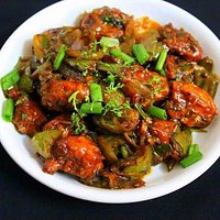 Yammy chiken chilli.....