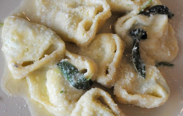 TORTELLONI RICOTTA & SPINACH IN BUTTER & SAGE SAUCE