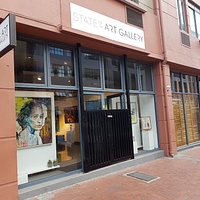 The exterior of the gallery, at 50 Buitenkant Street.