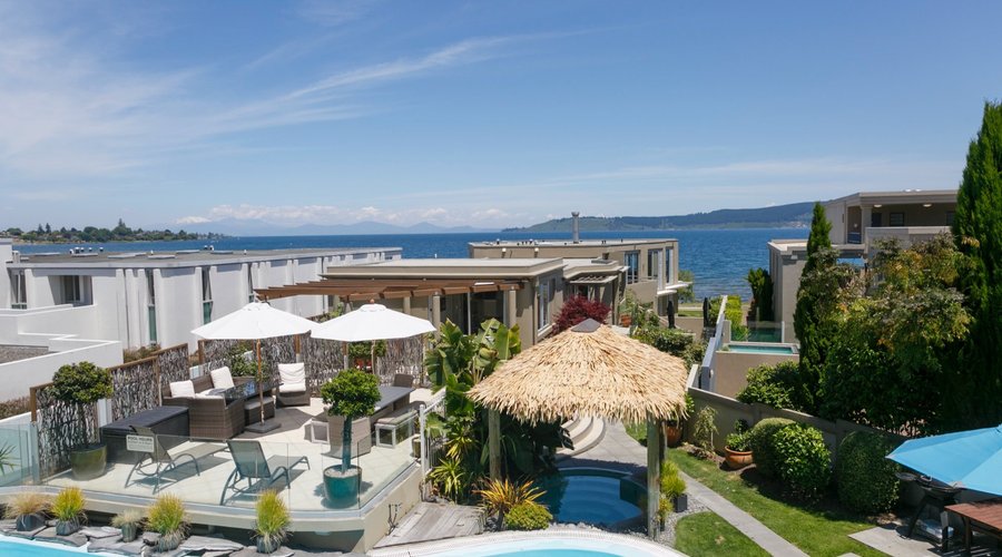 Luxury Studio with Lake Views - view from private balcony 