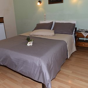 Comfortable beds in all the rooms. Some of the rooms can be connected, ideal for families up to 