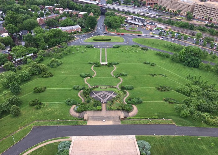 The view from the top floor observatory