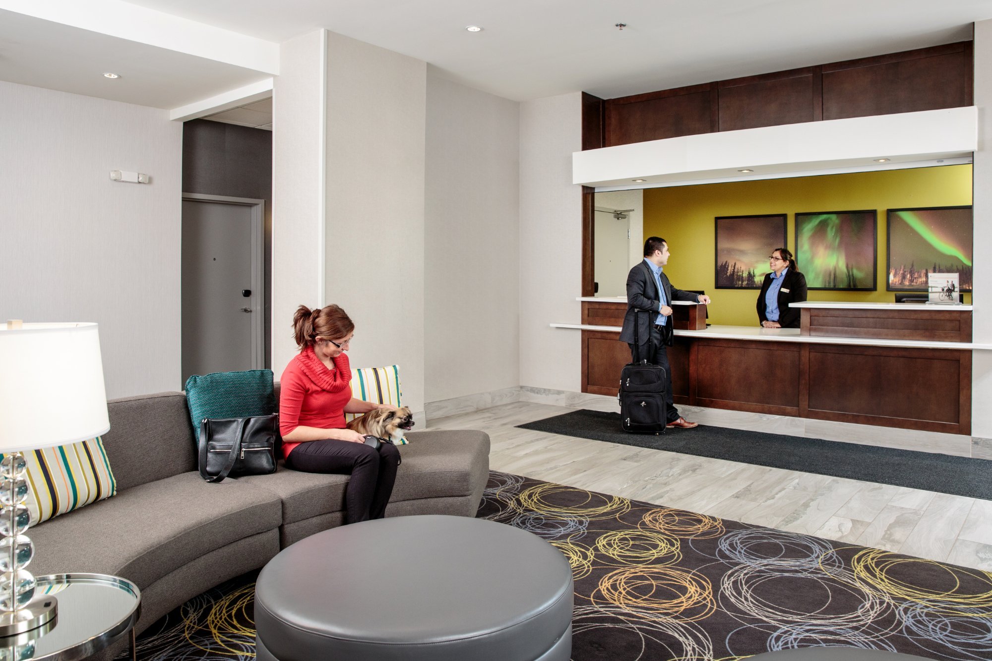 CANDLEWOOD SUITES WEST EDMONTON MALL AREA AN IHG HOTEL Updated   Reception Desk At Our 