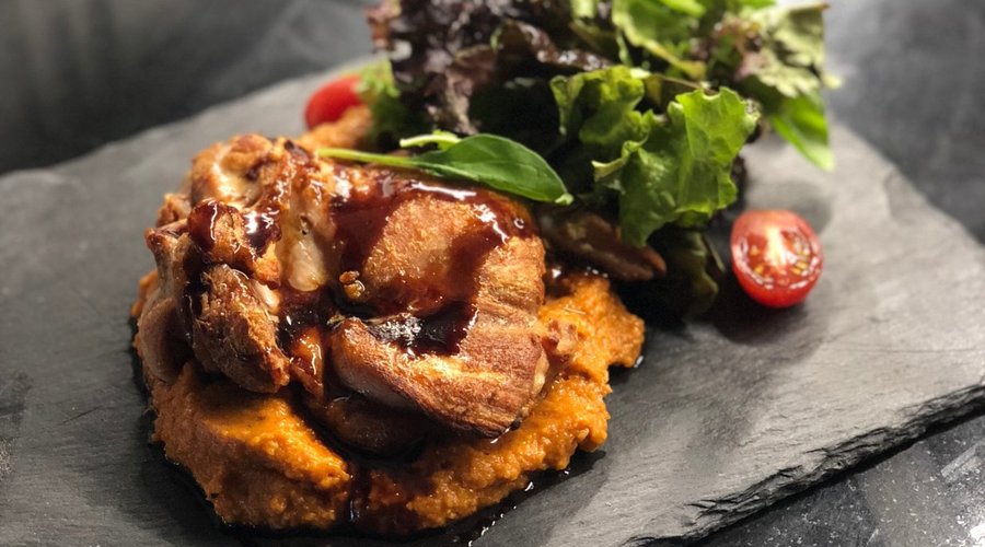 Pollo polenta