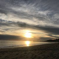 Public secret beach with awesome sunsets and calming waves!