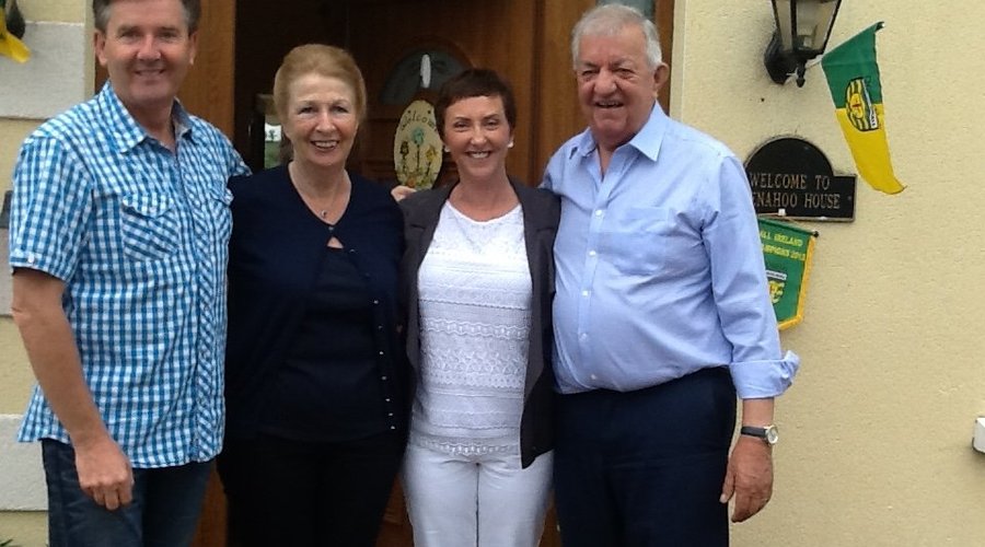 Owners, Noel and Deirdre Mulhern with Daniel and Majella O'Donnell