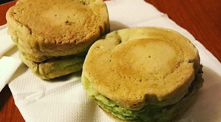 特製回転焼よもぎ入