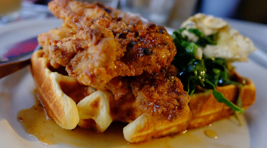 chicken and waffles