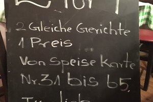 Speisekarte