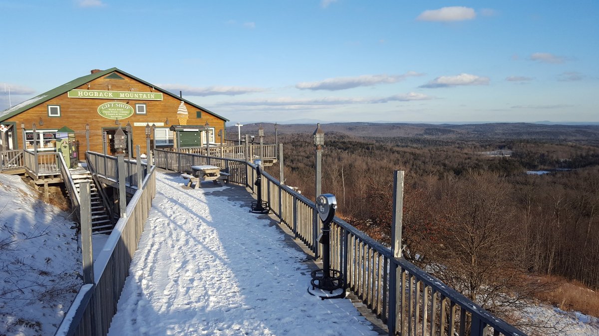 The Hogback Mountain Overlook In Vermont Lets You See For Miles ...