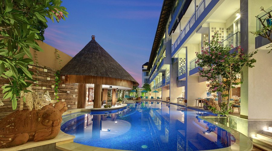 Opening hours from 7.30 AM – 9 PM  A large swimming pool located in central area surrounded by t