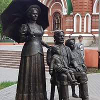 скульптурная композиция "Фотография на память"