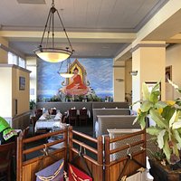 Inside the restaurant