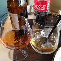 nice brandy and Thai beer