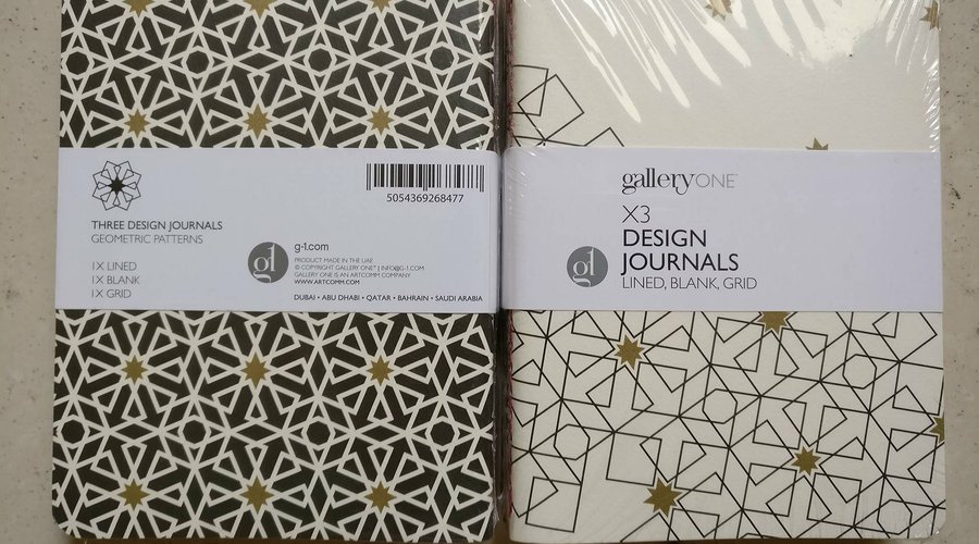 Some journals I got from the store