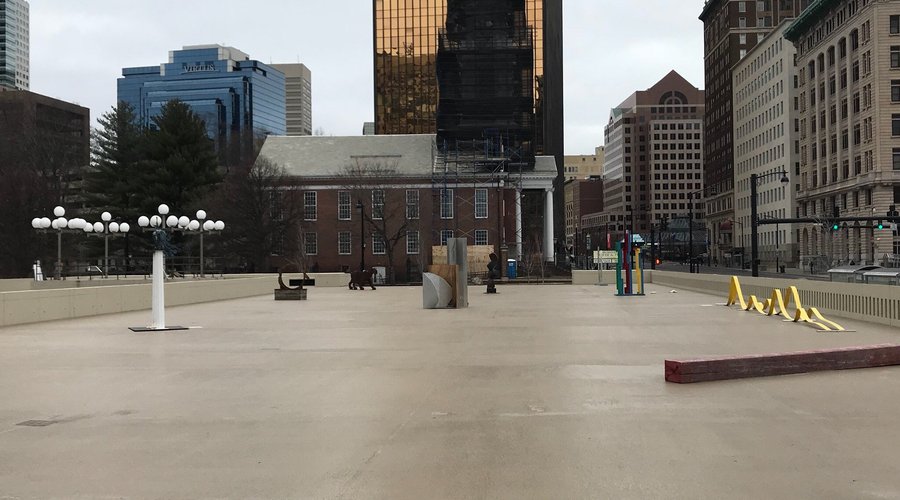 Bushnell Plaza Sculpture Garden