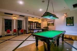 The Silver Tips in Munnar, image may contain: Table, Furniture, Indoors, Pool Table
