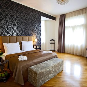 Deminka Palace in Prague, image may contain: Monitor, Screen, Computer Hardware, Home Decor