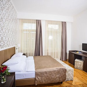Deminka Palace in Prague, image may contain: Monitor, Screen, Computer Hardware, Home Decor