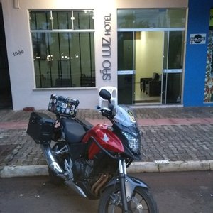 Portaria do hotel.