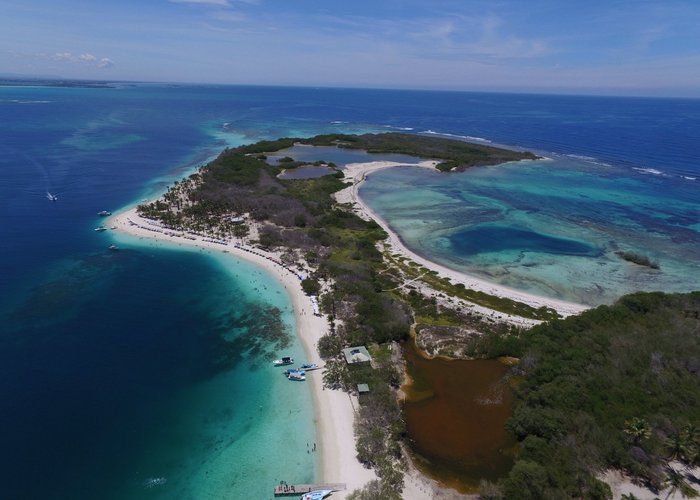 vista aerea del cayo