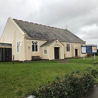 Towerless suburban church.