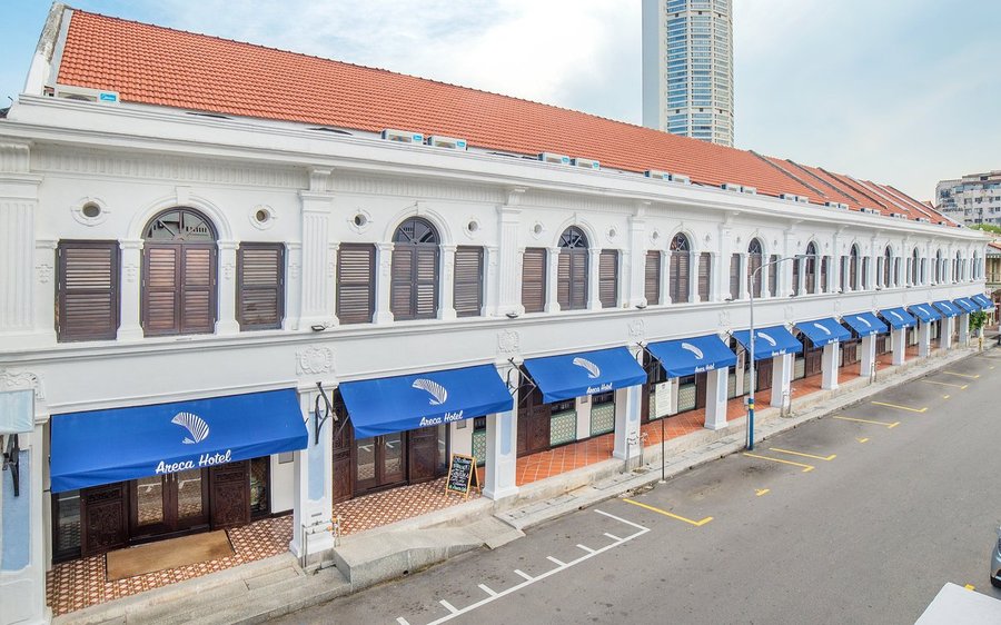 Front View of Areca Hotel