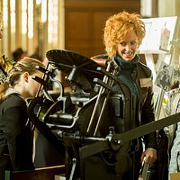 Boekdruk Museum Dordrecht demonstratie op locatie (Grote Kerk Dordrecht)