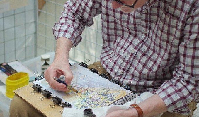 Our resident artist Carl March